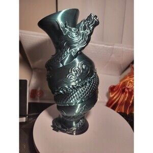Vase dragon wrapped 3d printed dual color
